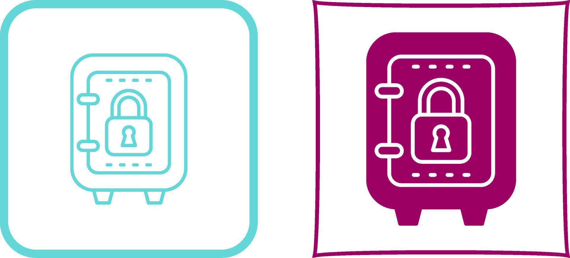 Safe Box Icon Design vector