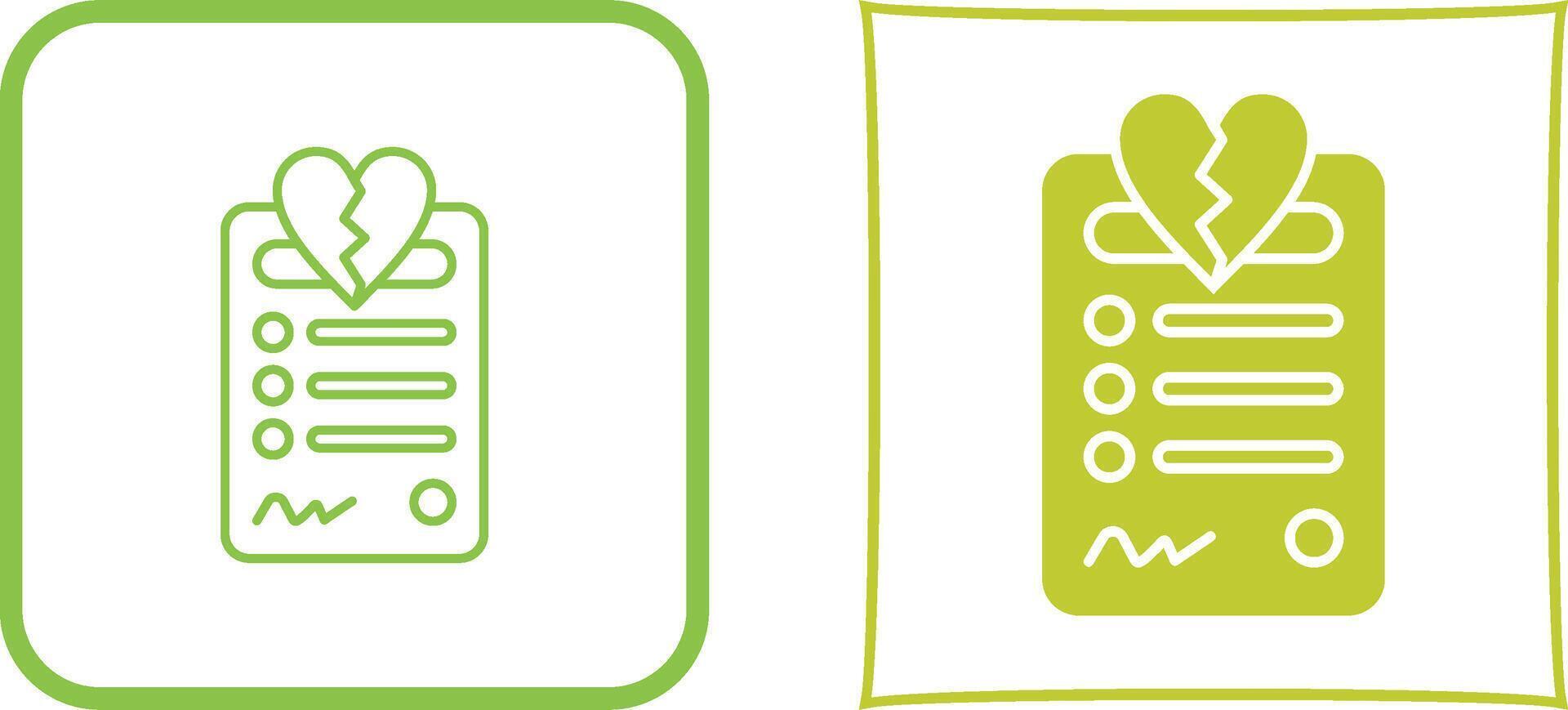 Divorce Icon Design vector