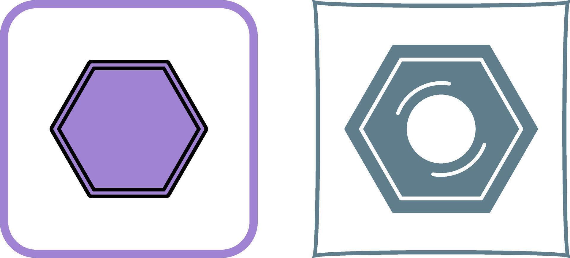 Nut Icon Design vector