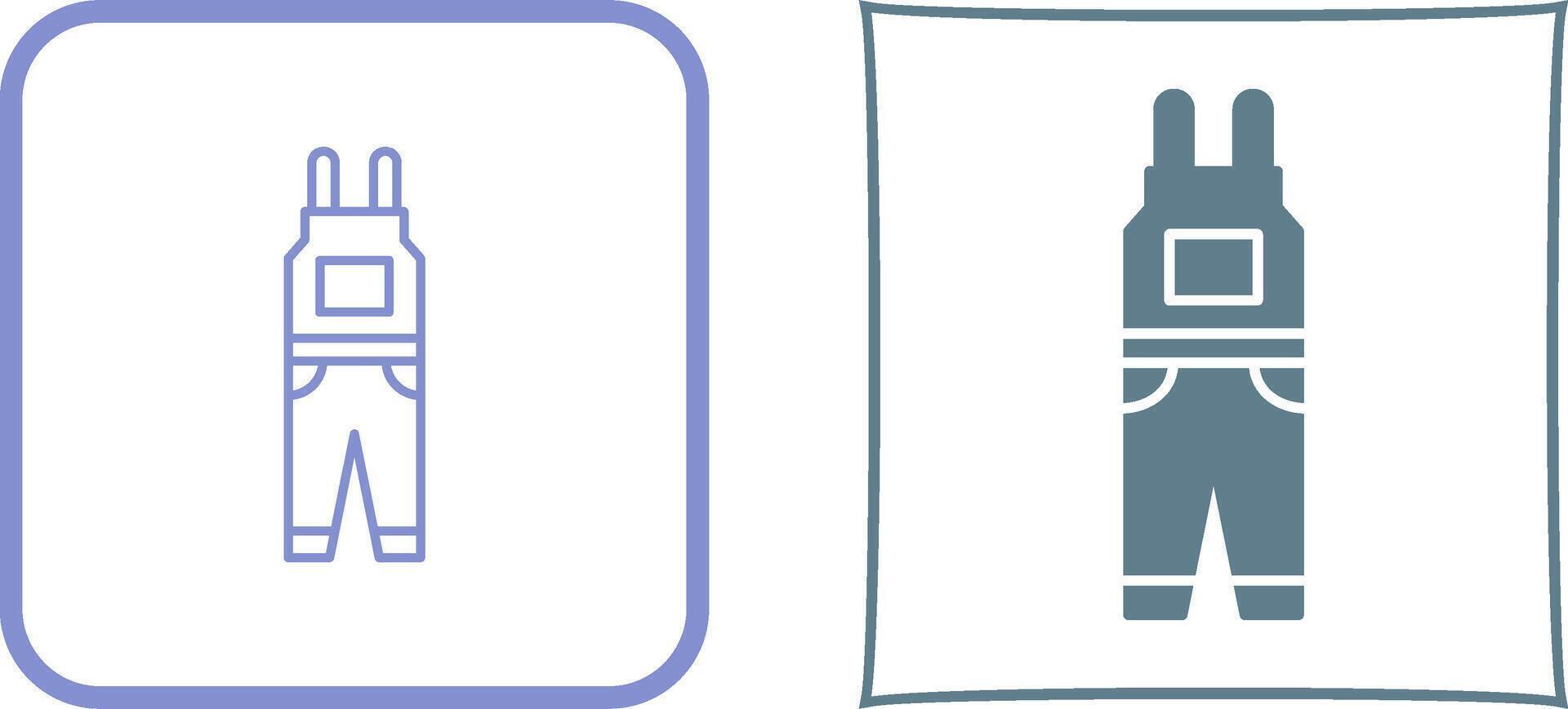 Jumpsuit Icon Design vector
