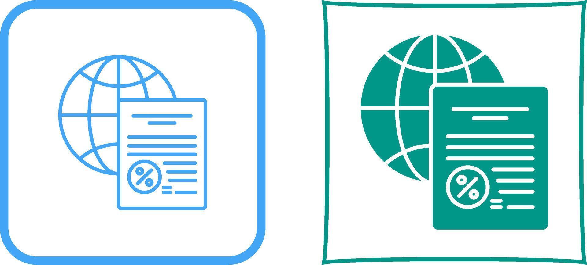 Global Icon Design vector