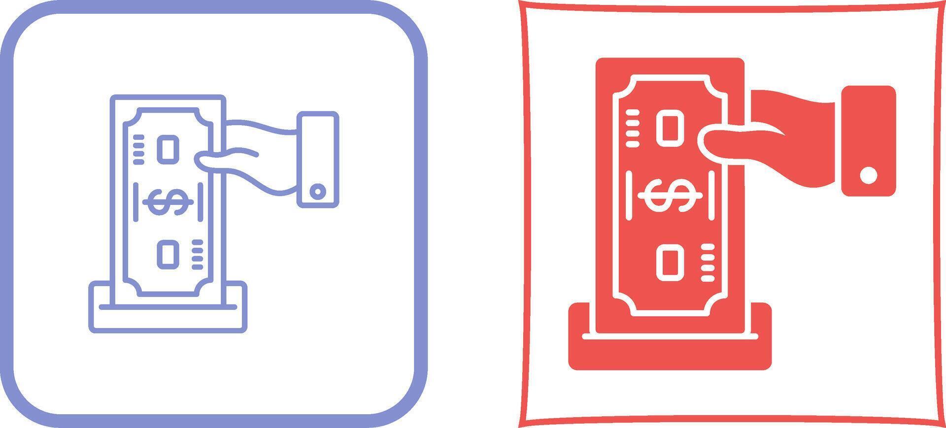 Deposit Icon Design vector