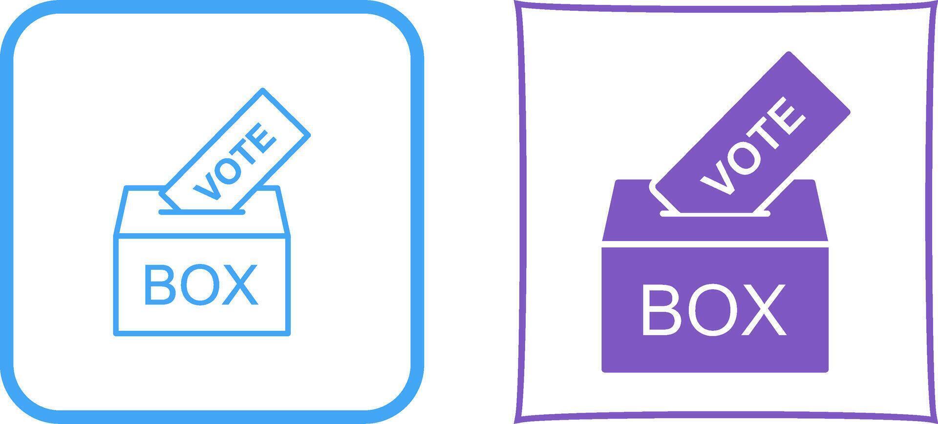 Giing Vote Icon Design vector