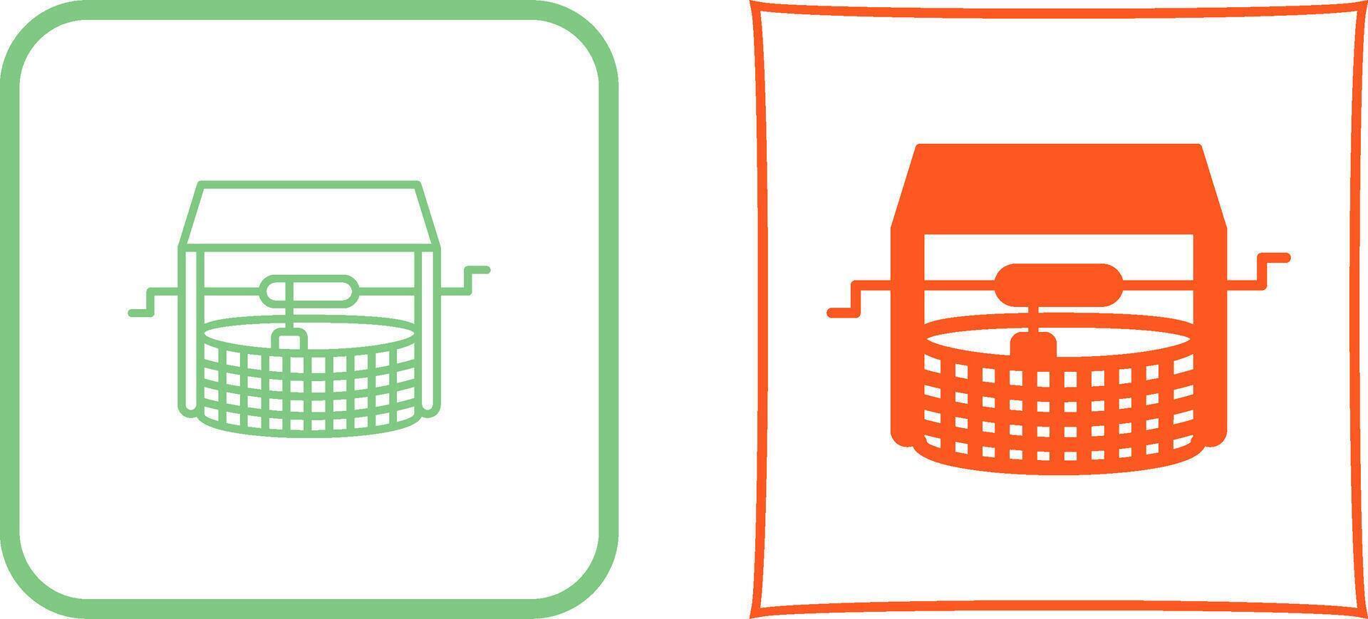 Water Well Icon Design vector