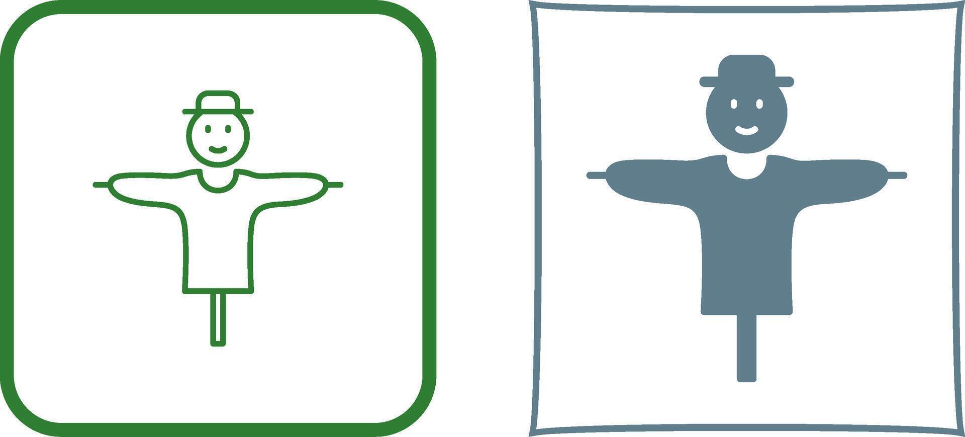 Scare Crow Icon Design vector