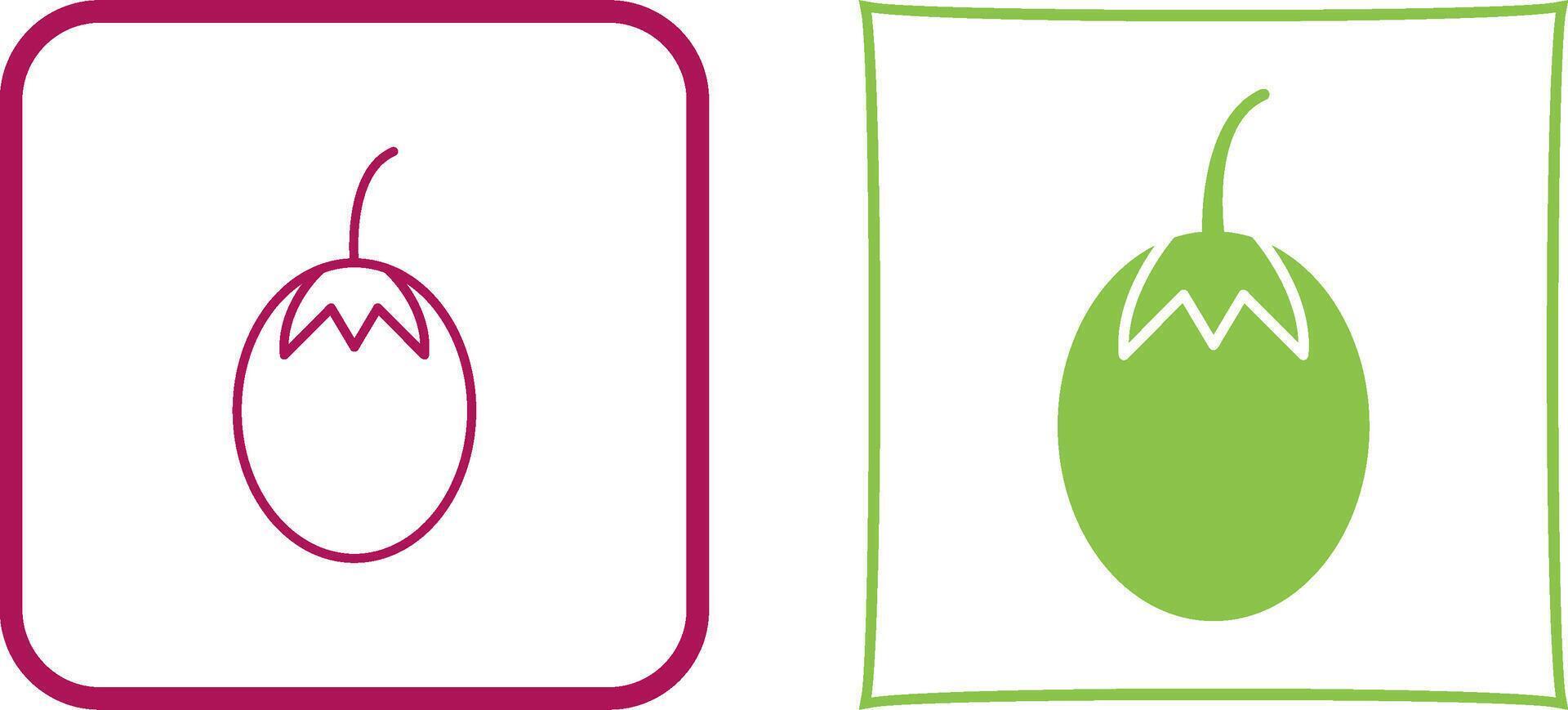 Vegetable plant Icon Design vector
