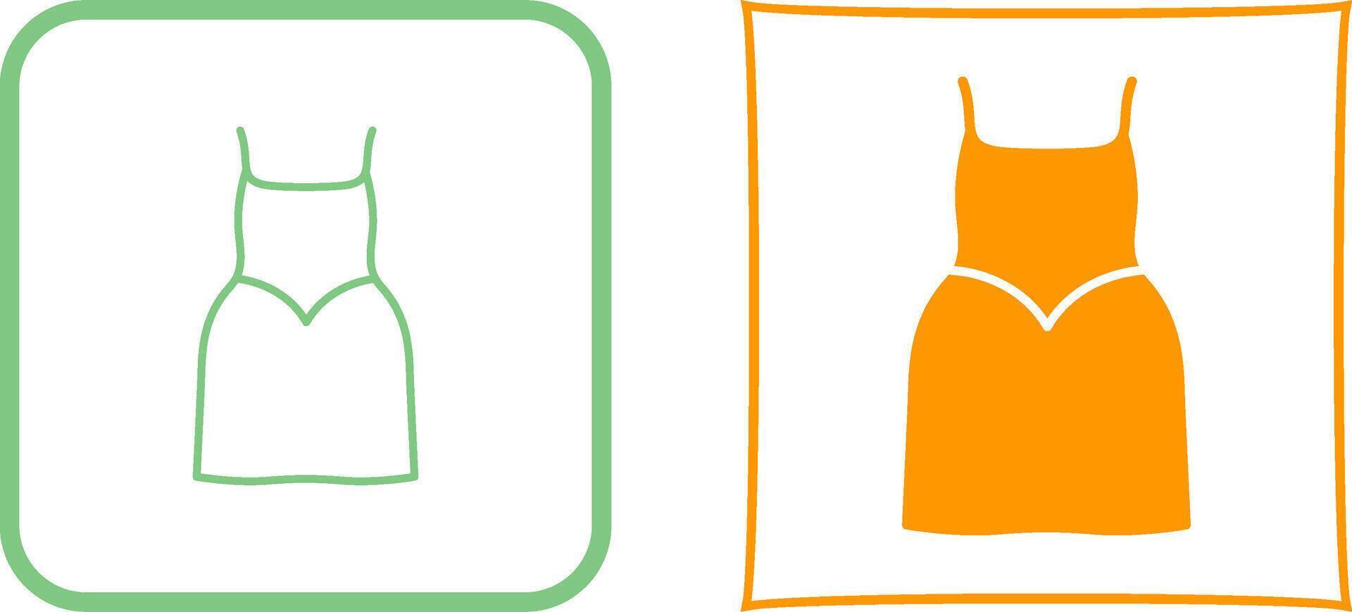 Party Dress Icon Design vector