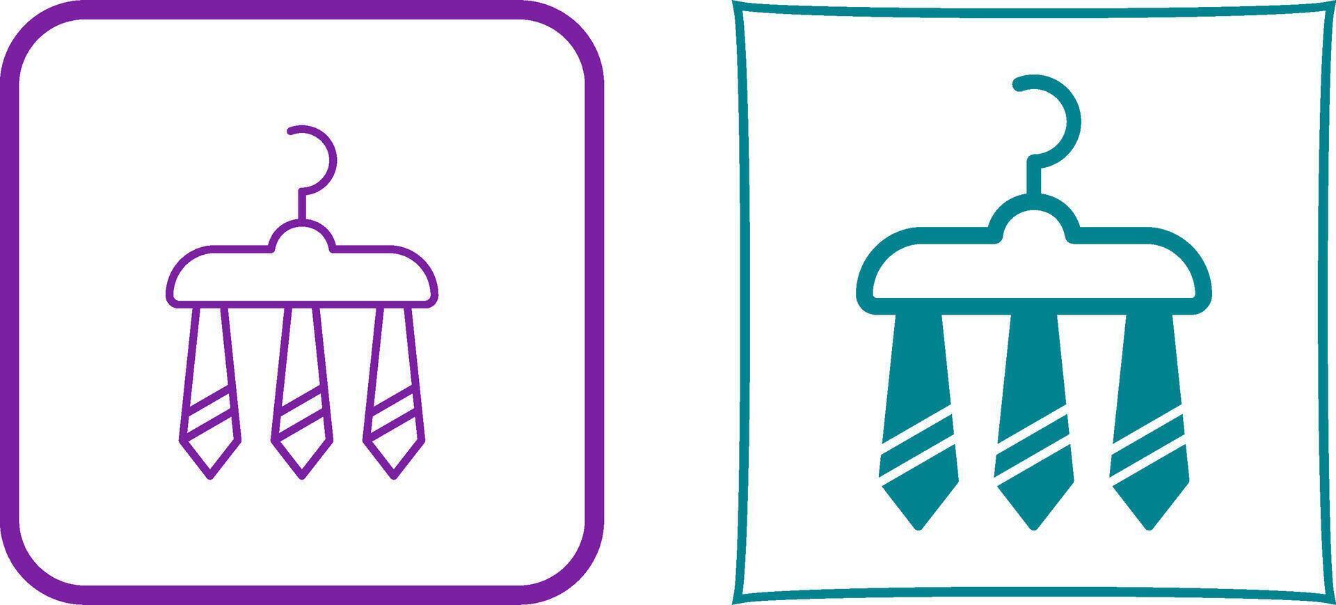 Three Ties Icon Design vector