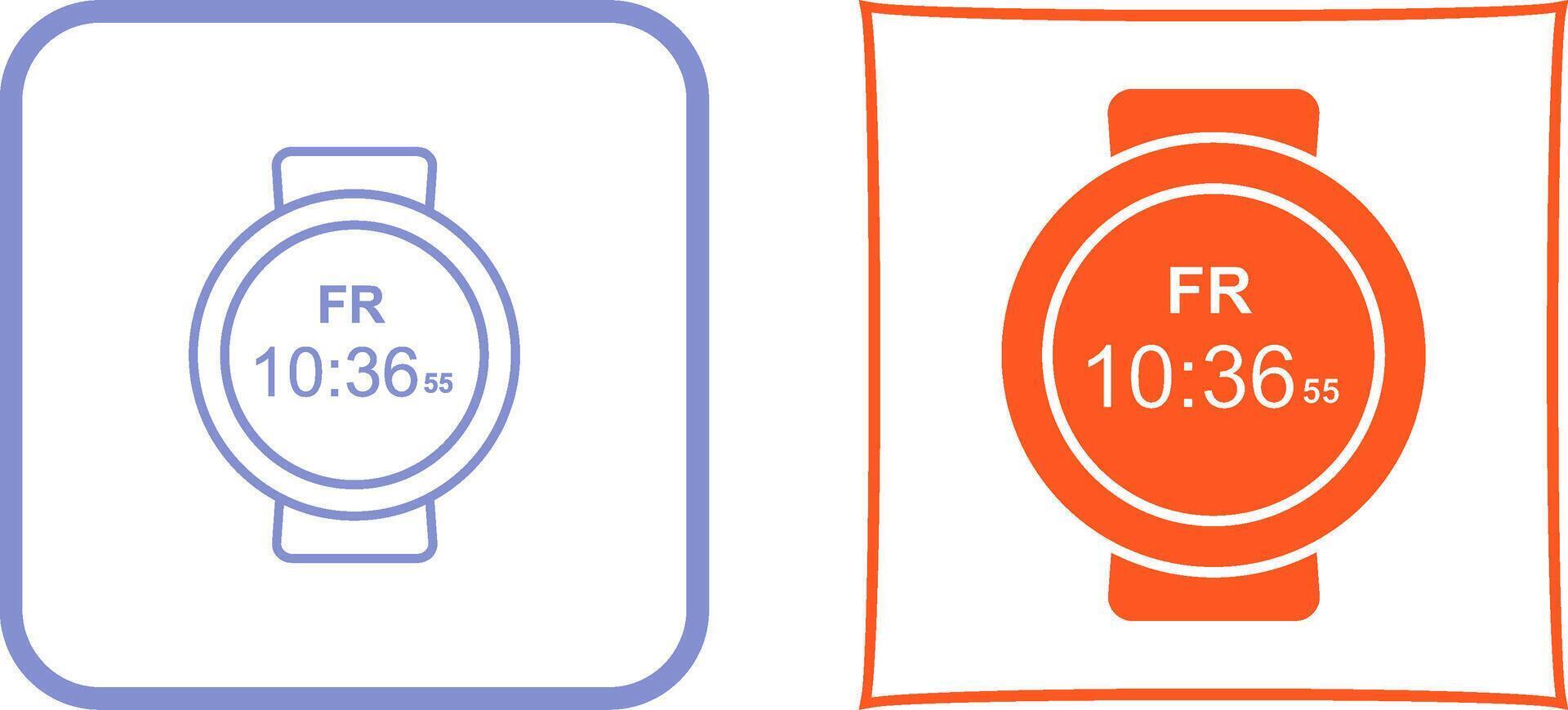 Sports Watch Icon Design vector