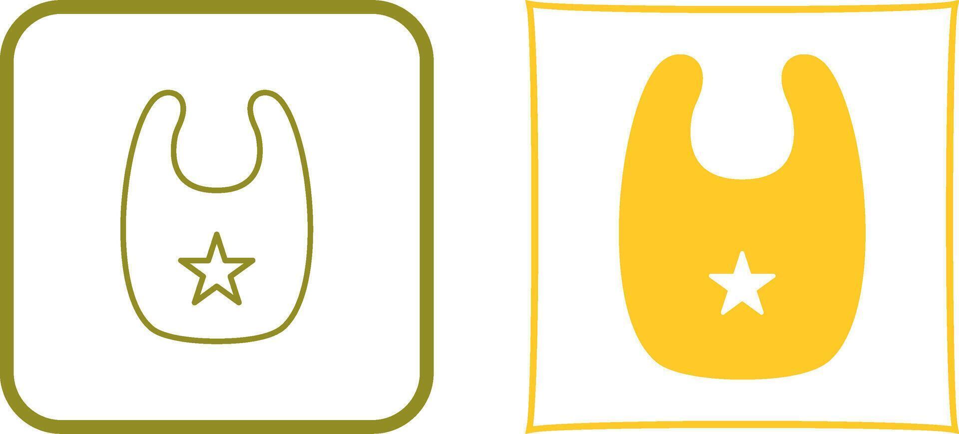 Bib Icon Design vector
