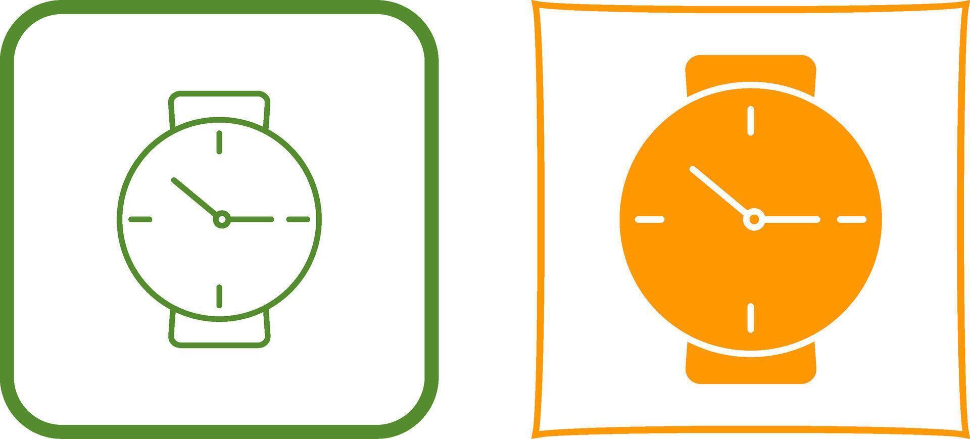 Wrist Watch Icon Design vector