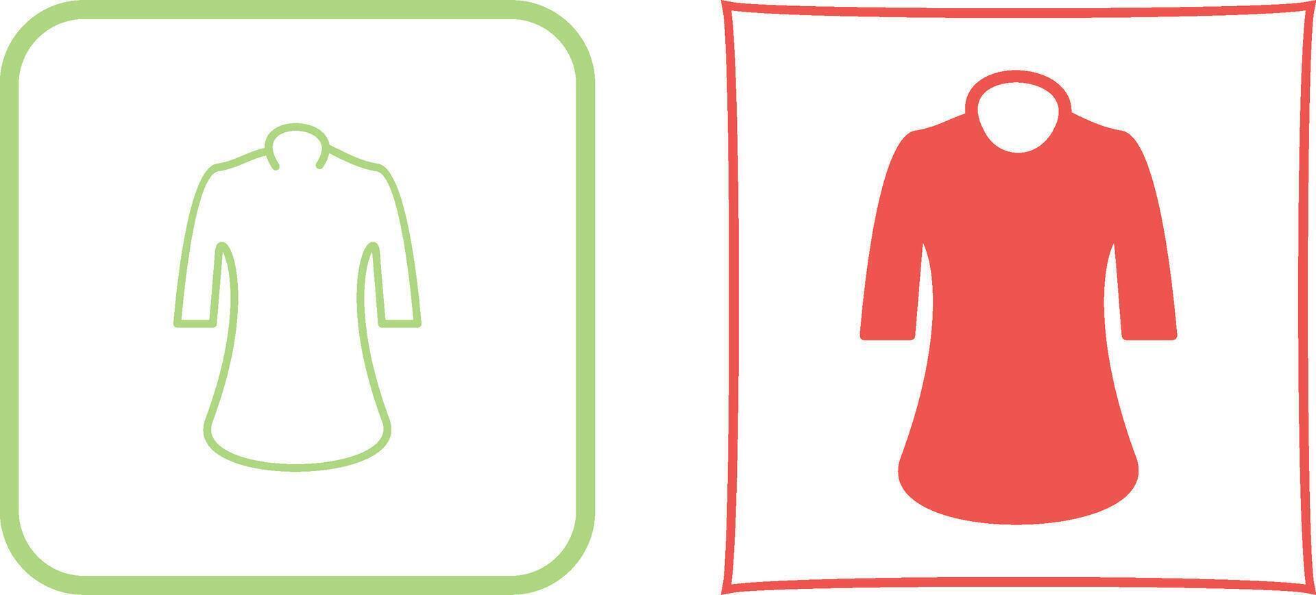 Ladies Shirt Icon Design vector