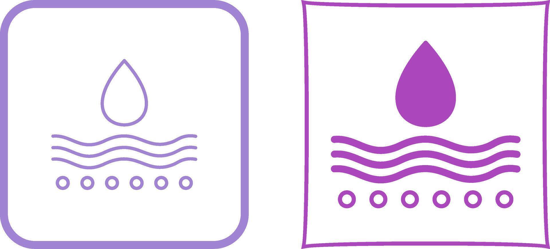 Moisture Icon Design vector