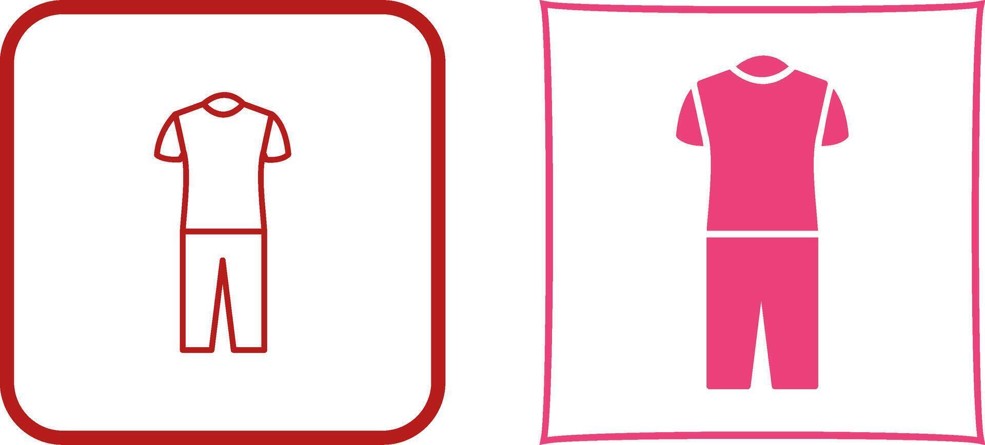 Pyjamas Suit Icon Design vector