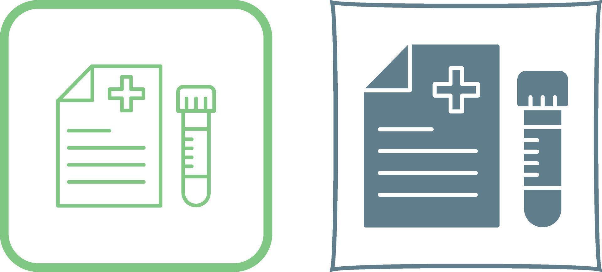 Blood Test Icon Design vector