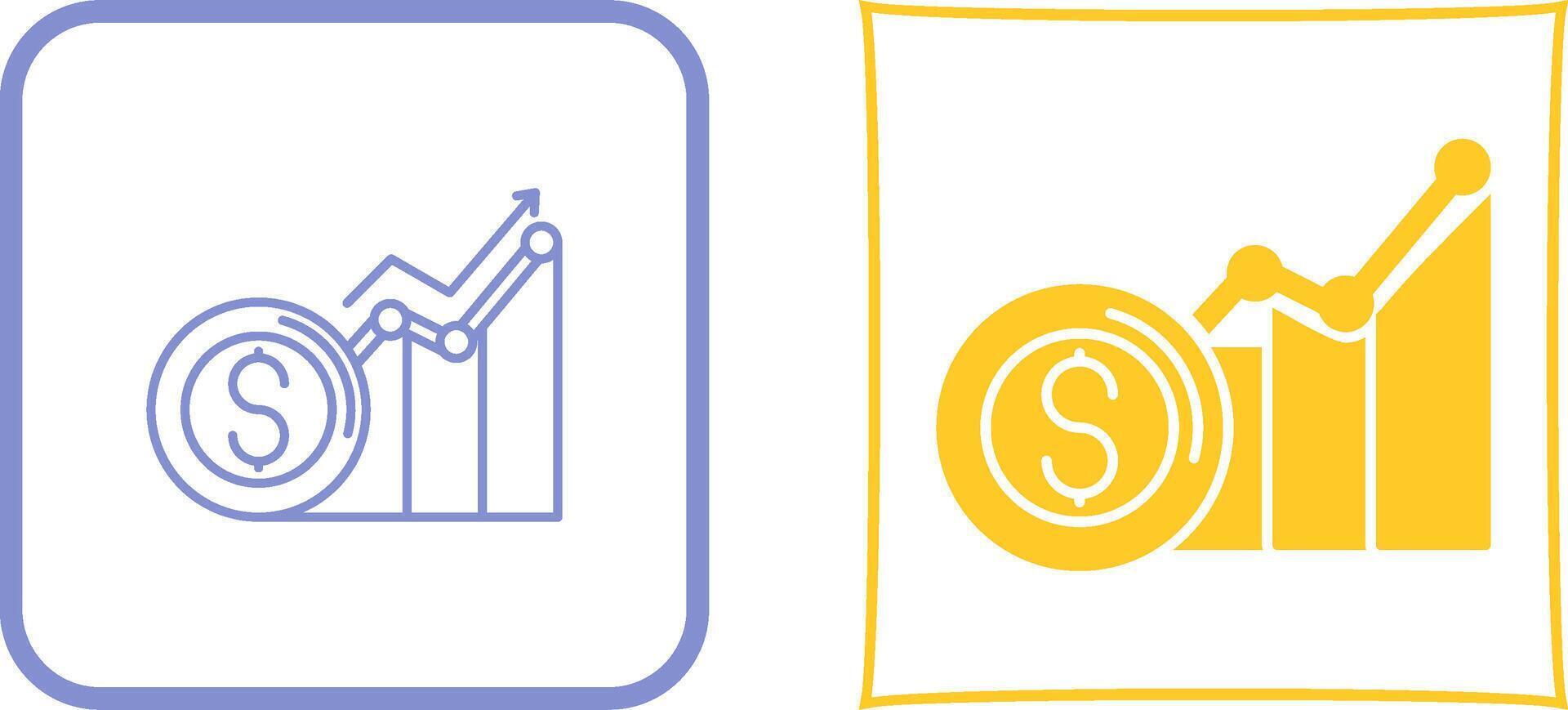 Revenue Icon Design vector