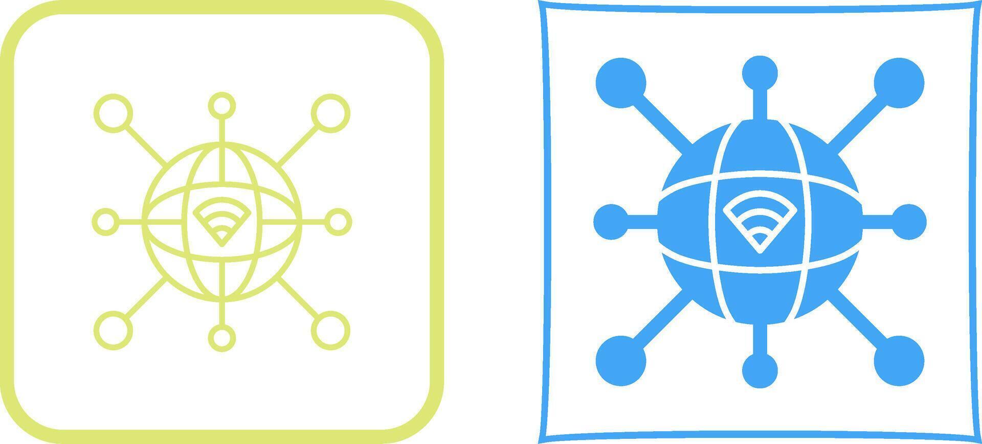 Internet Icon Design vector