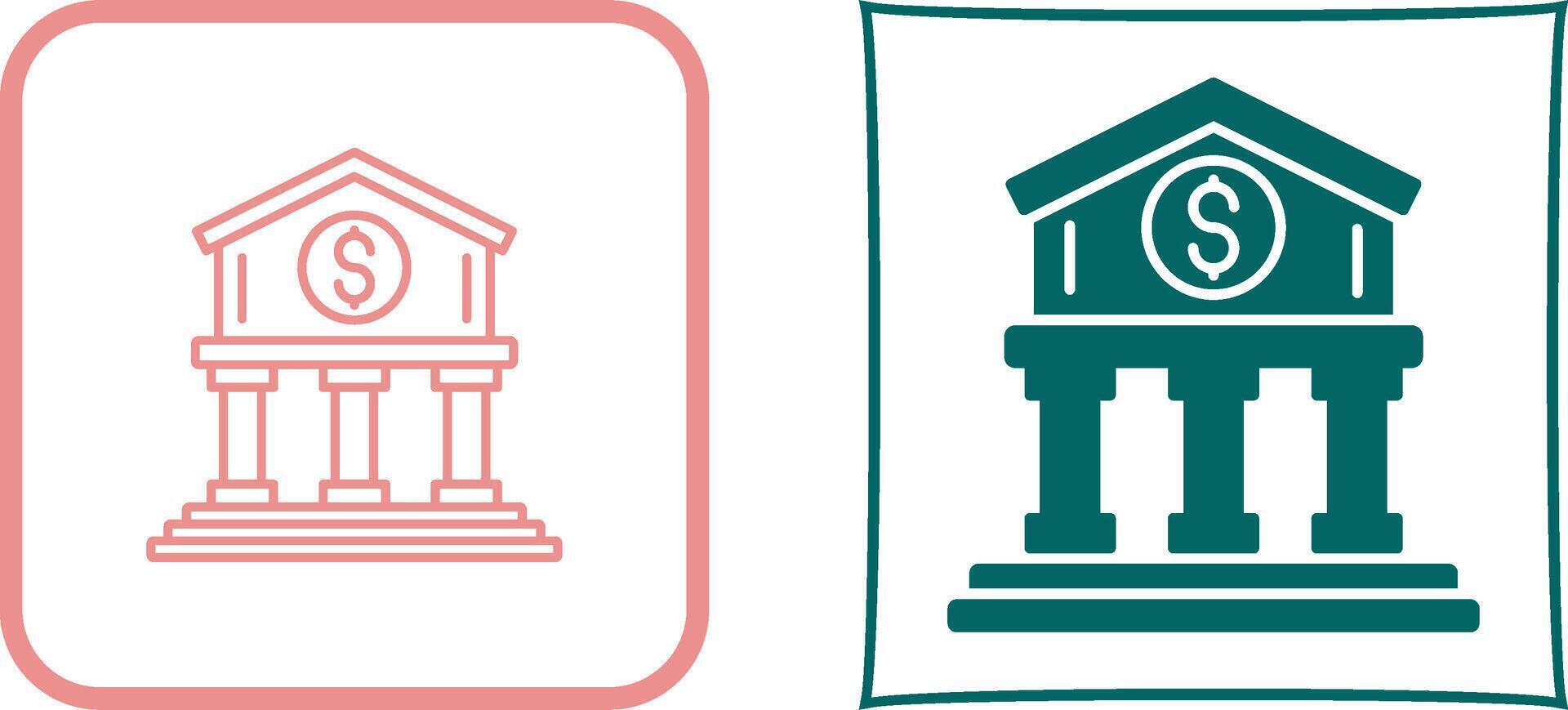 Bank Icon Design vector