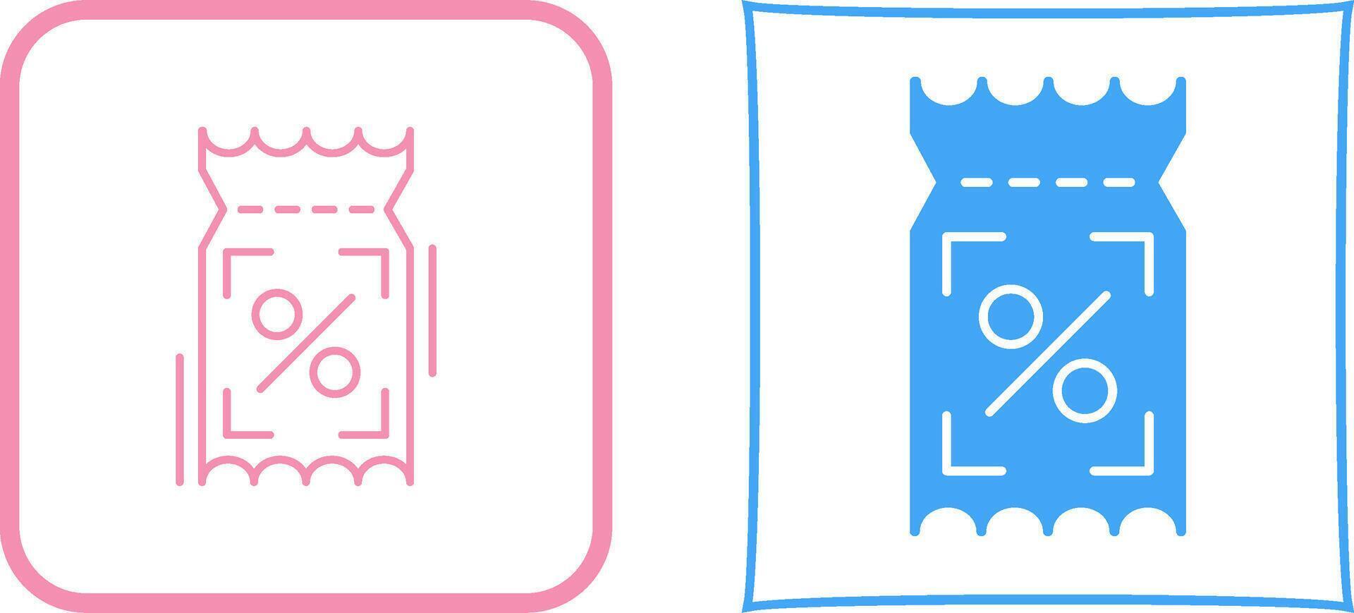 Coupons Icon Design vector