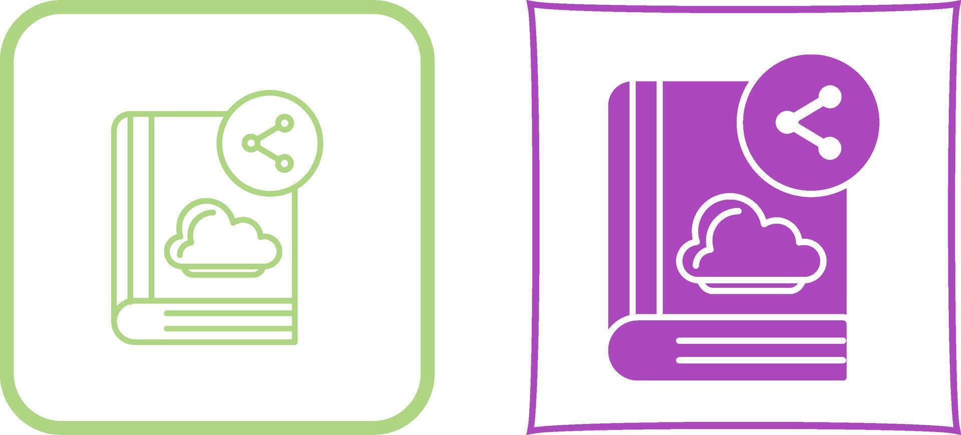 Book Icon Design vector