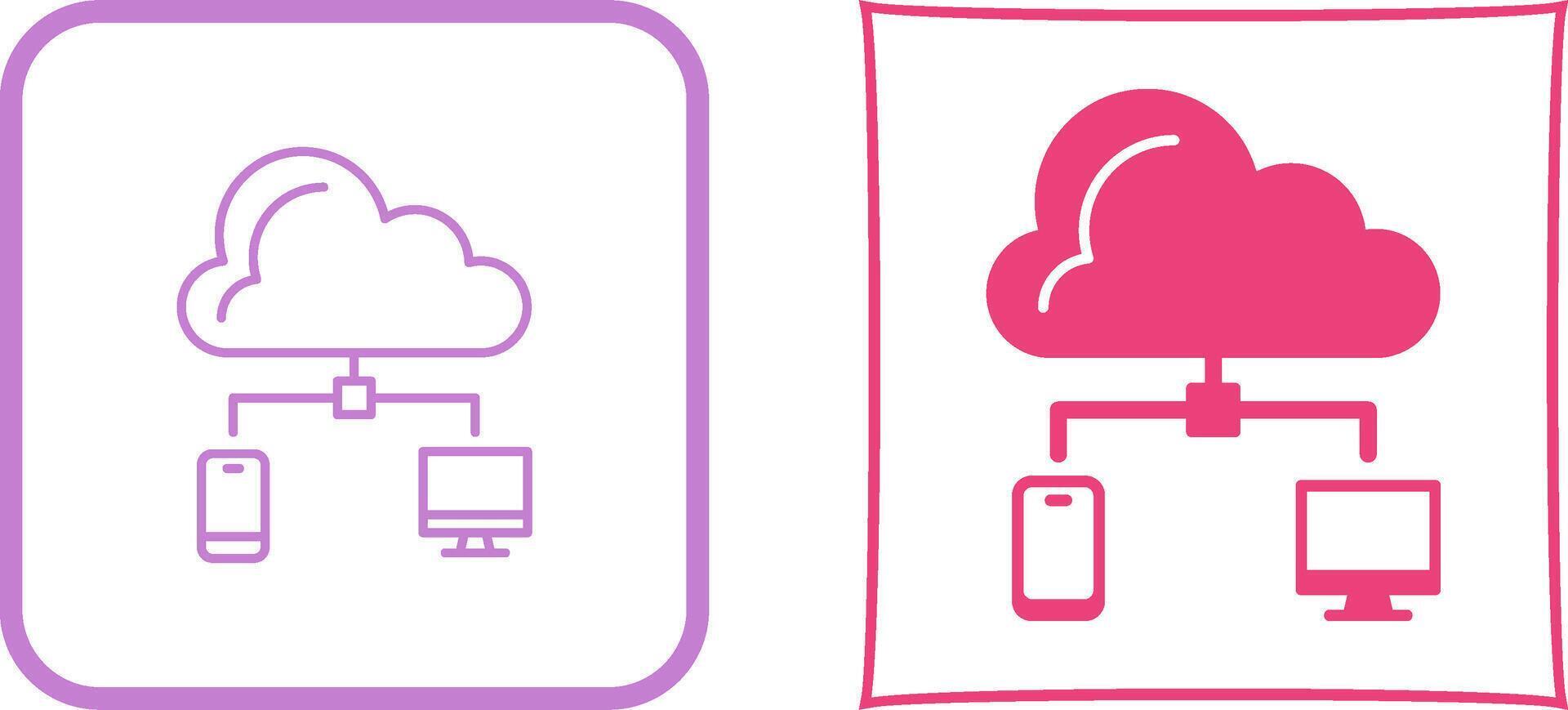 Cloud Icon Design vector
