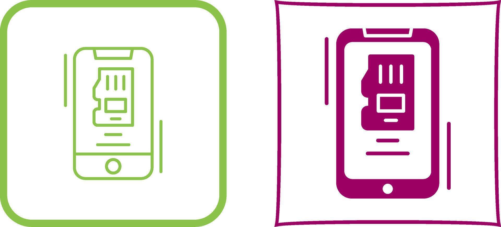 Memory Icon Design vector
