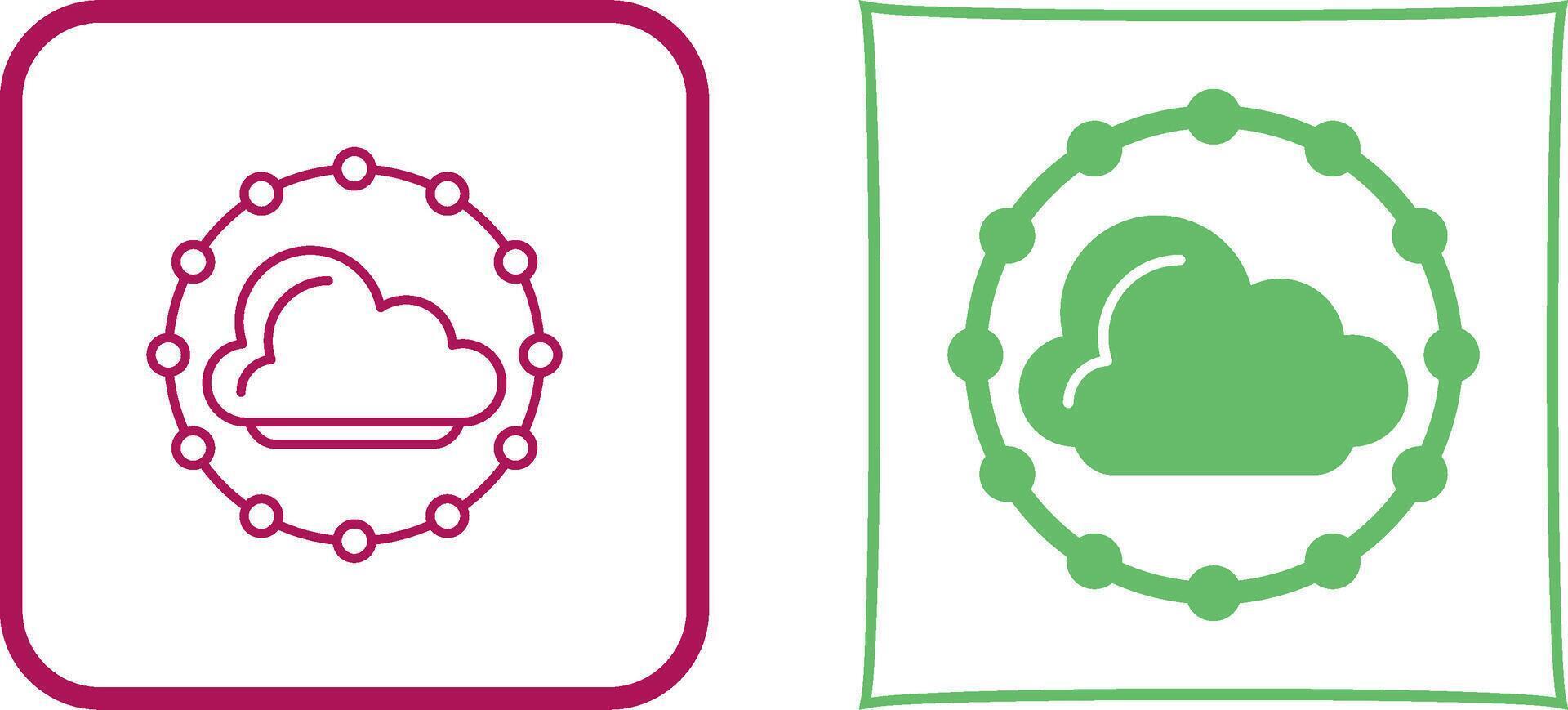 Cloud Icon Design vector