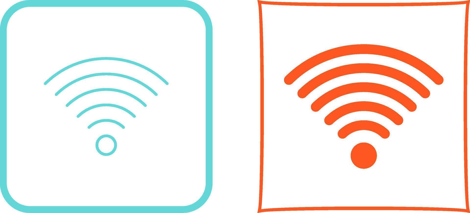 Signal on User Icon Design vector