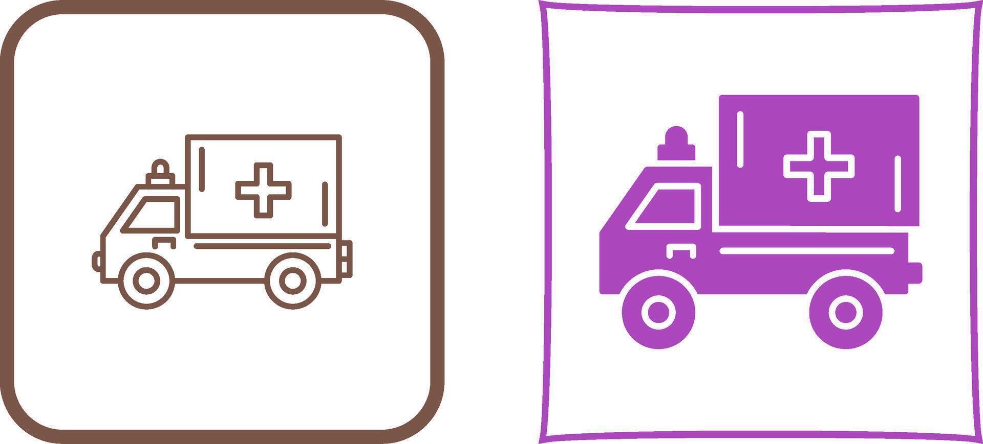 Ambulance Icon Design vector