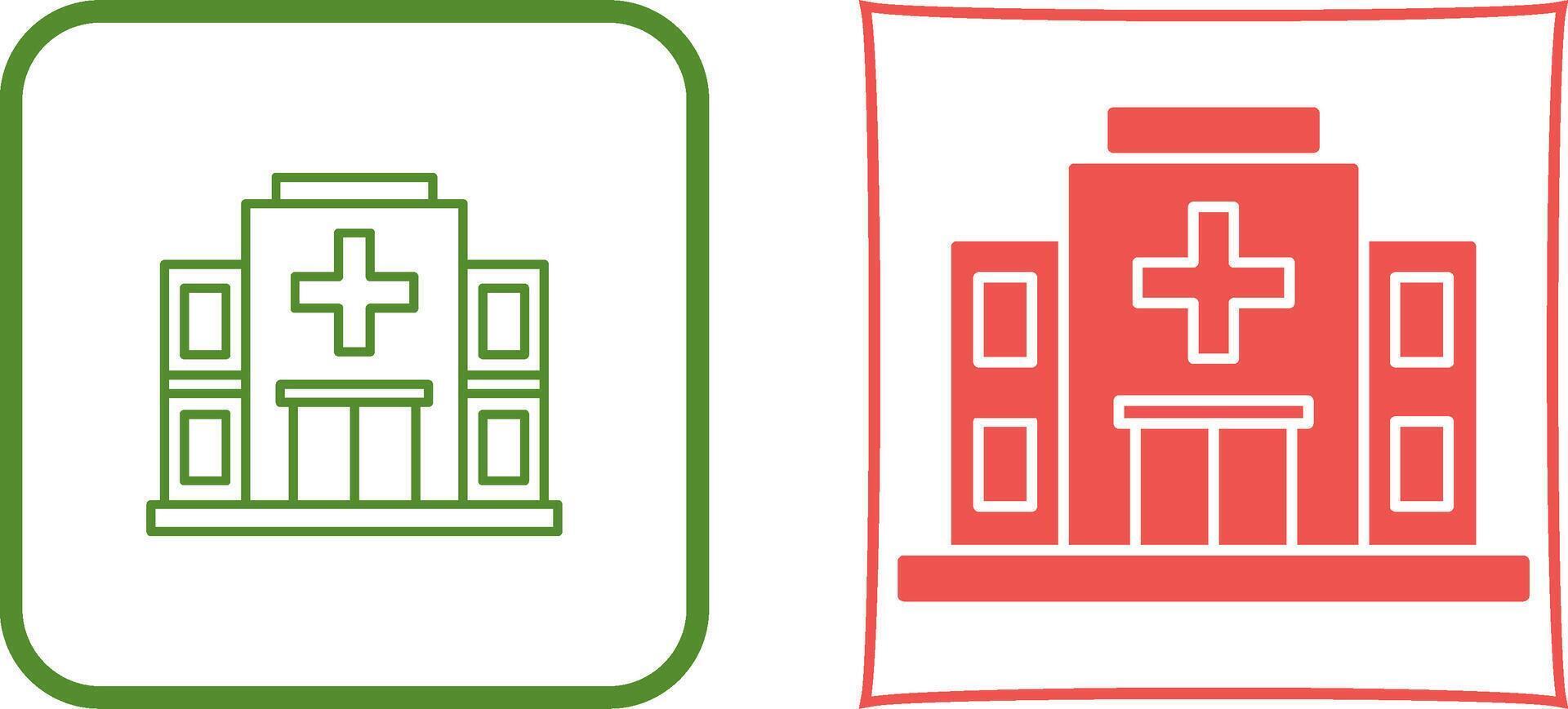 Hospital Icon Design vector