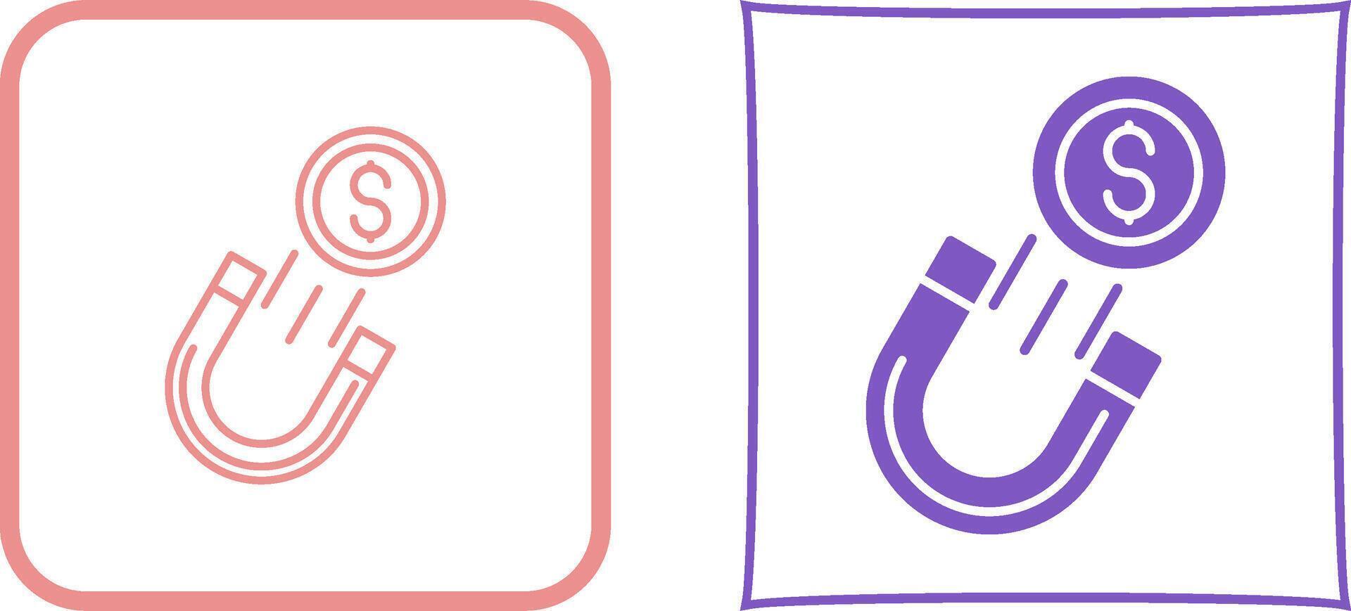 Stealing Money Icon Design vector