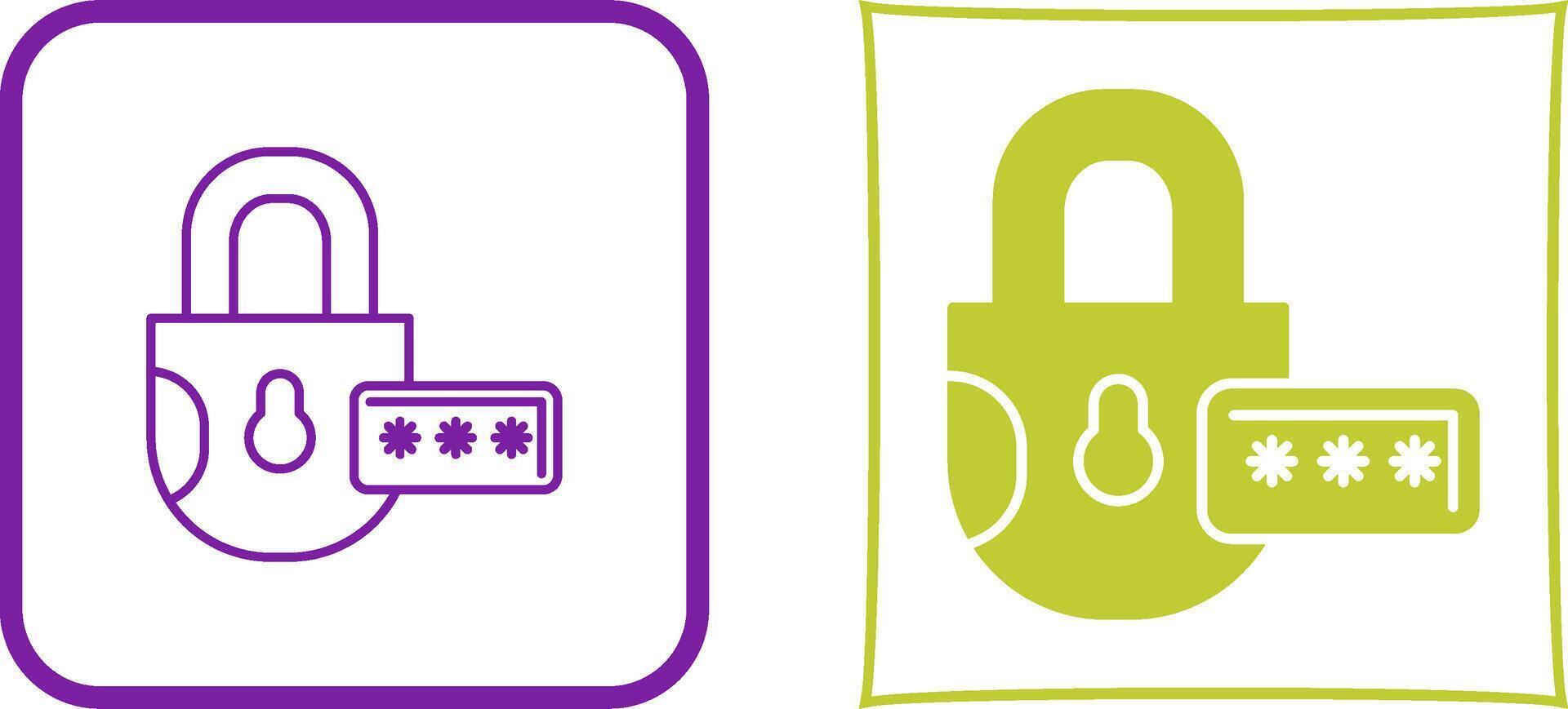 Lock Icon Design vector