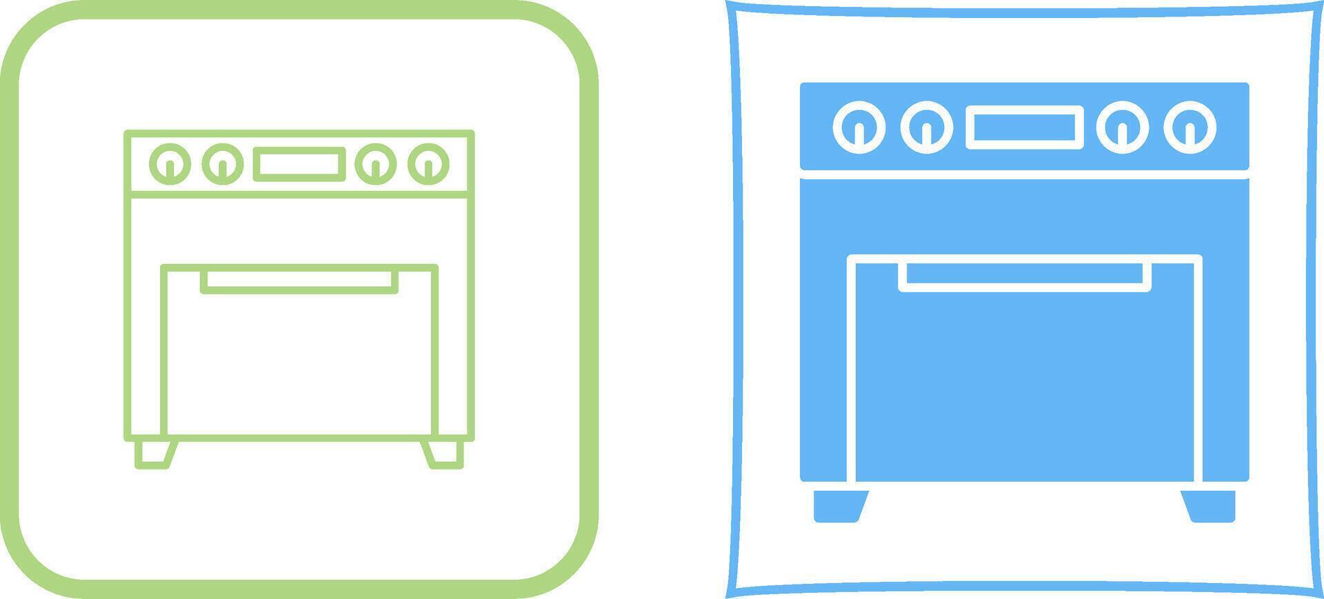 Oven Icon Design vector