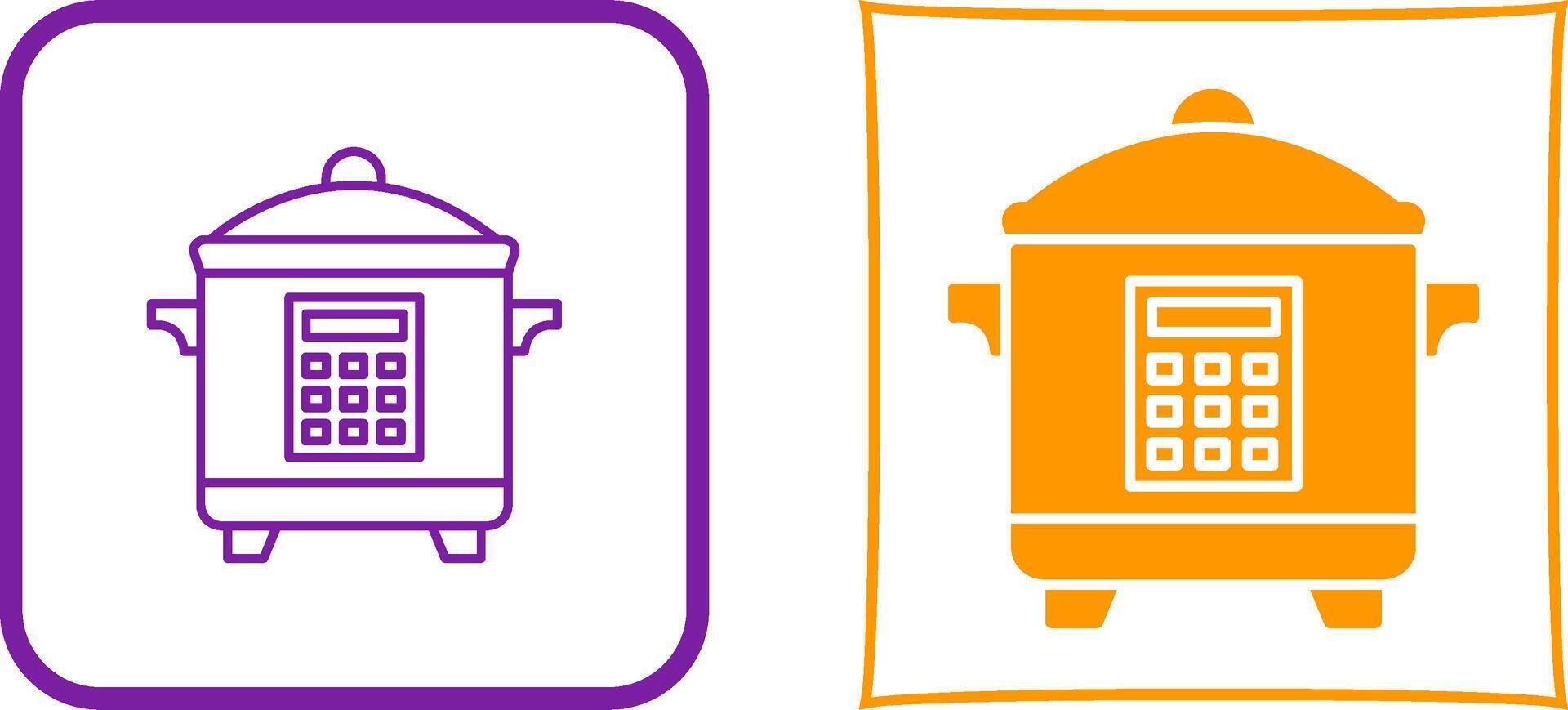 Cooker Icon Design vector