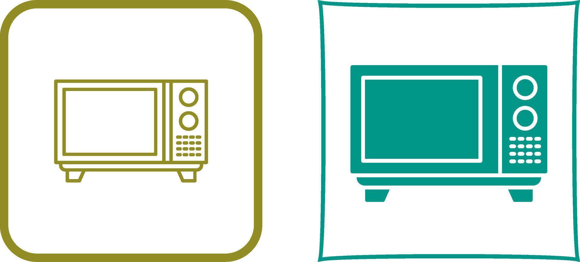 Microwave Icon Design vector