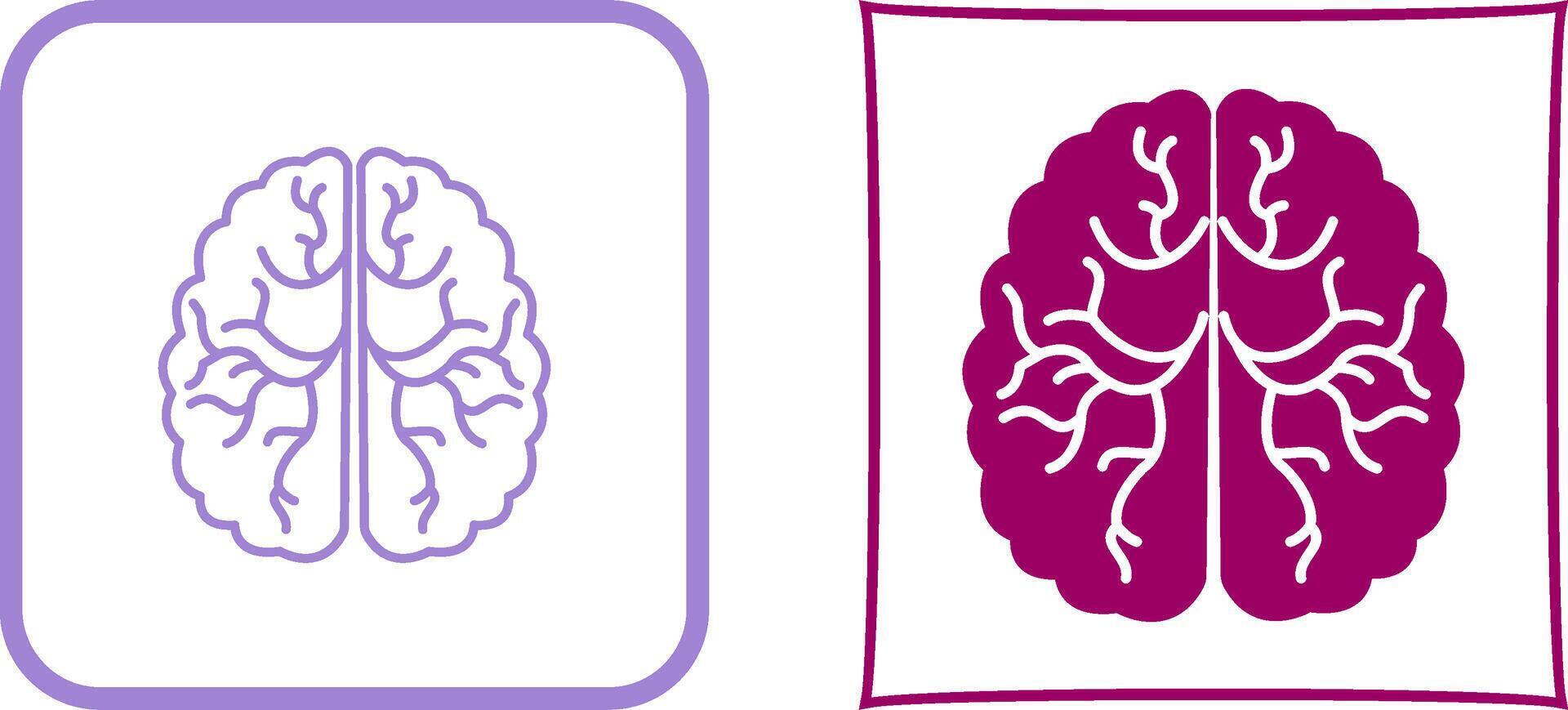 Brain Icon Design vector