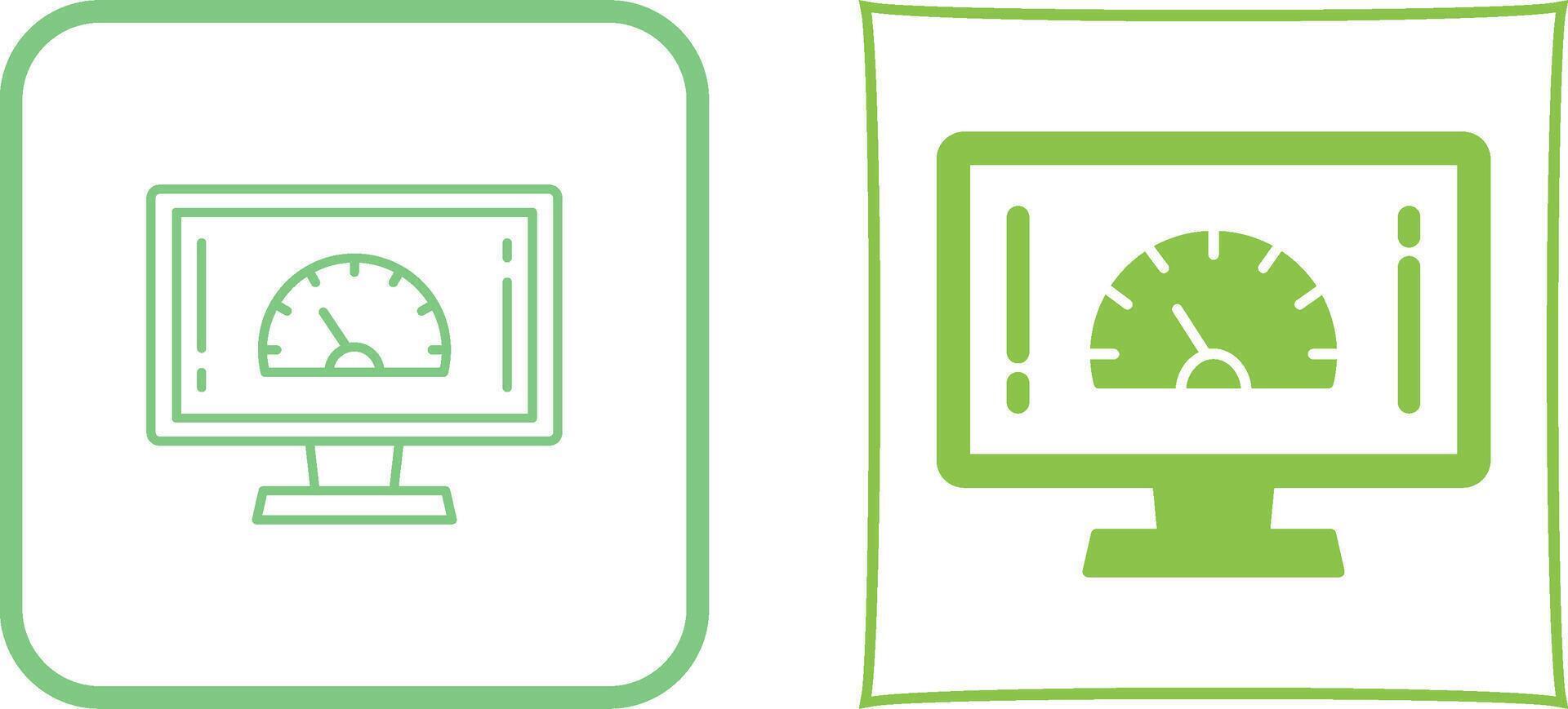 Speed Test Icon Design vector