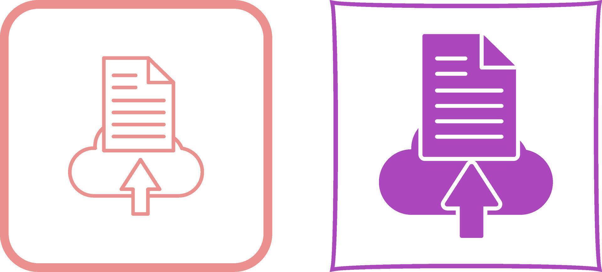 File Upload Icon Design vector