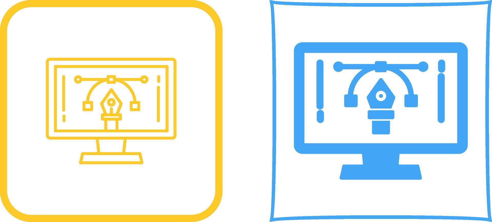 Elearning Icon Design vector