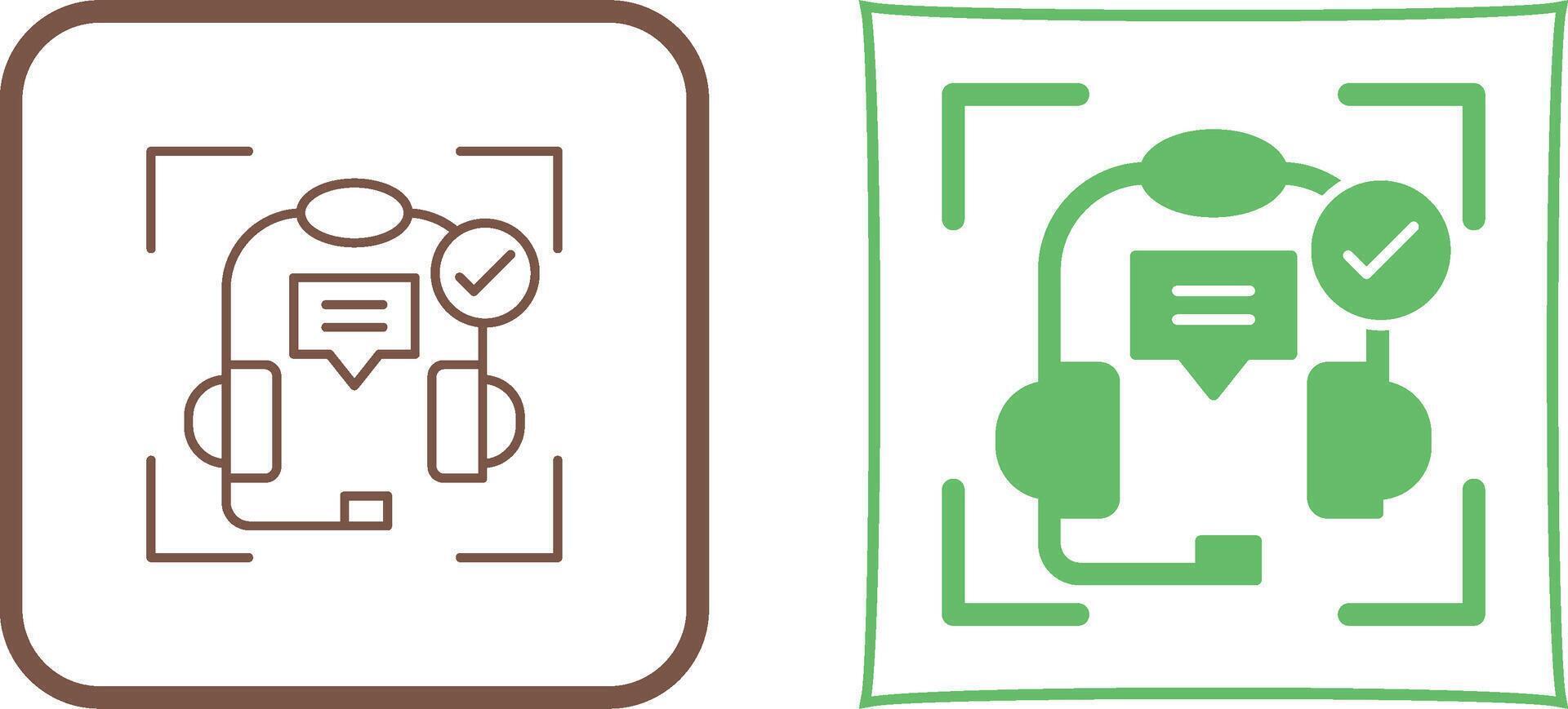 Technical Support Icon Design vector