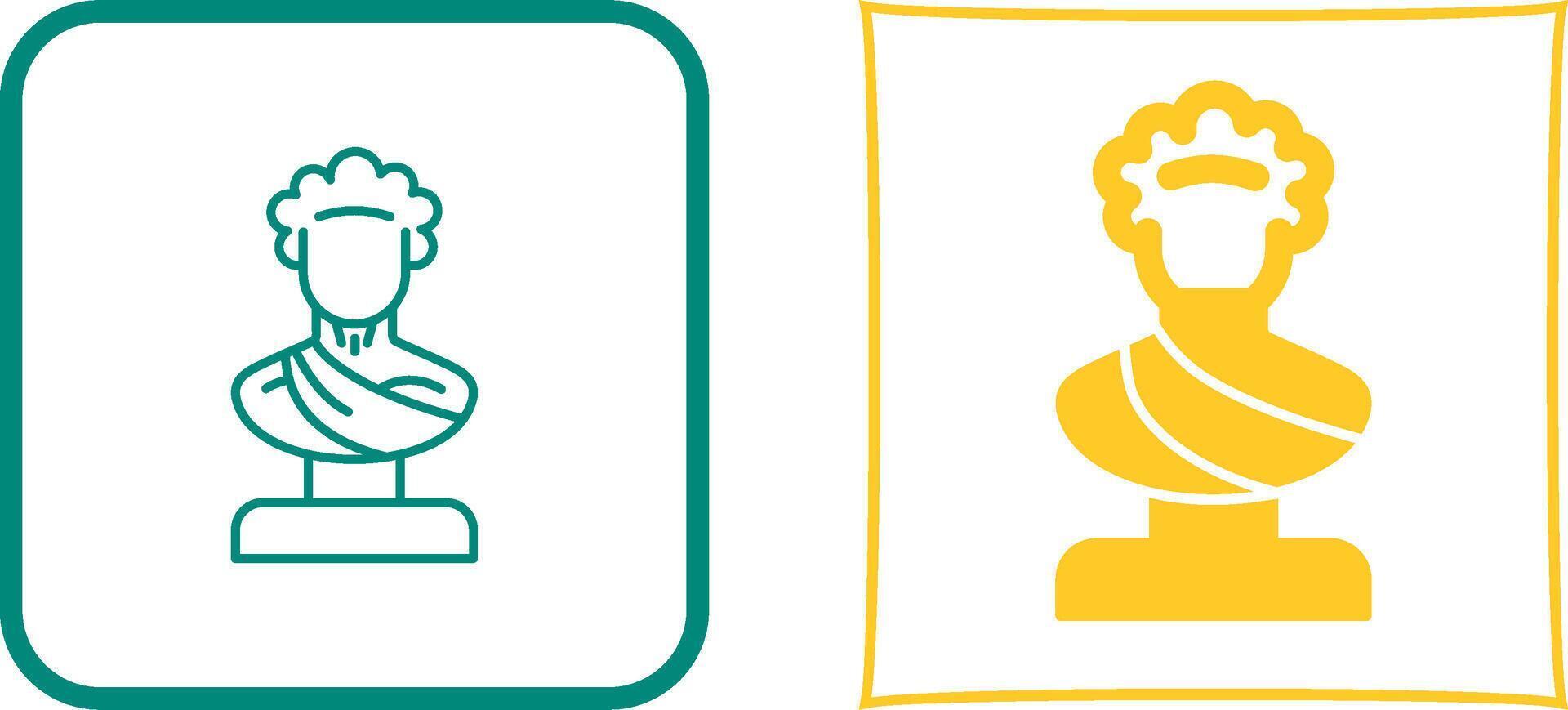 Statue Icon Design vector