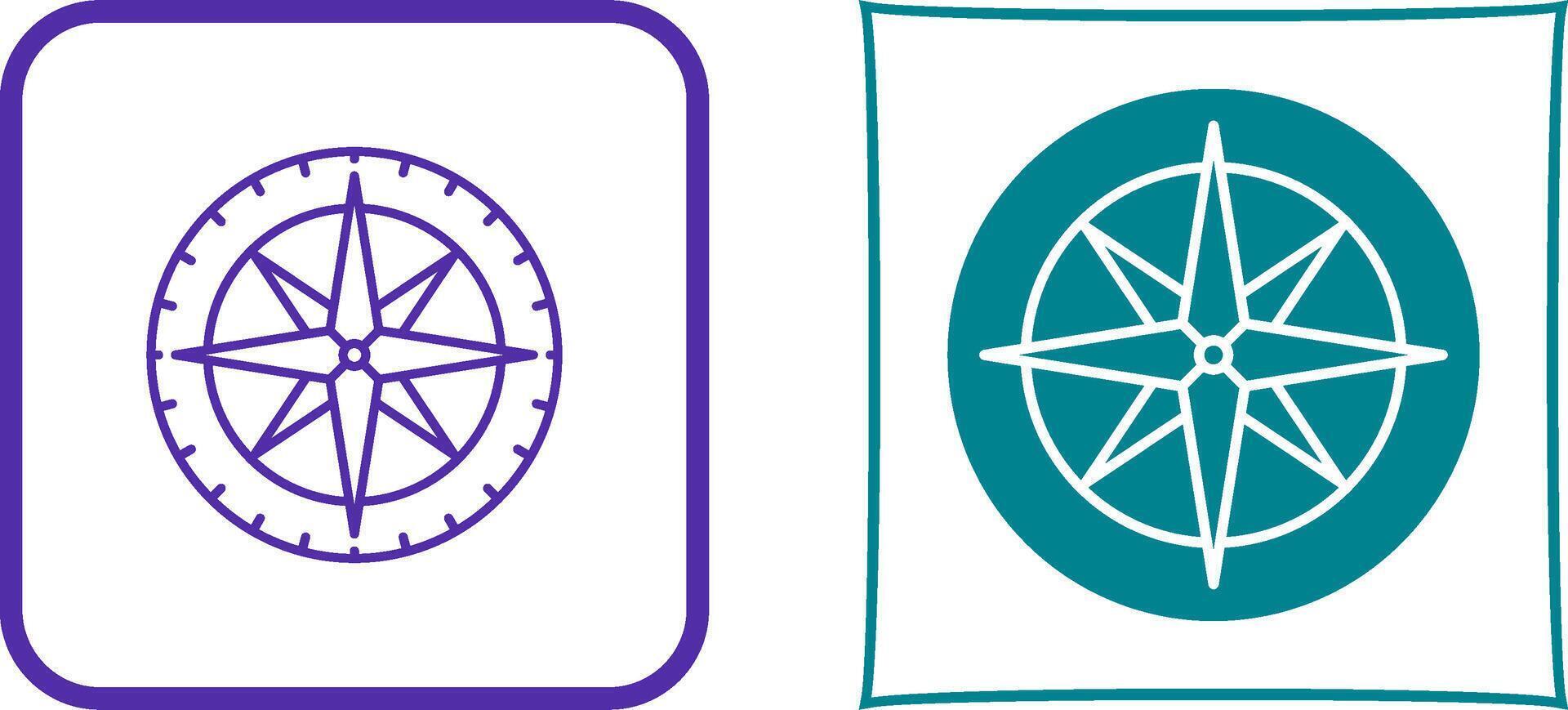 Compass Icon Design vector