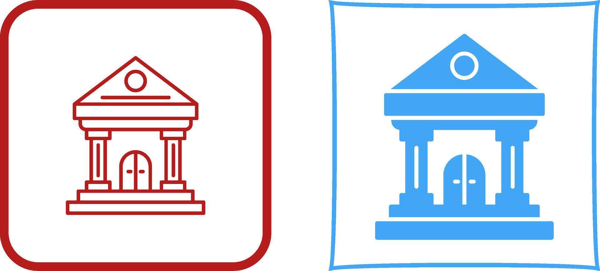 Museum Icon Design vector