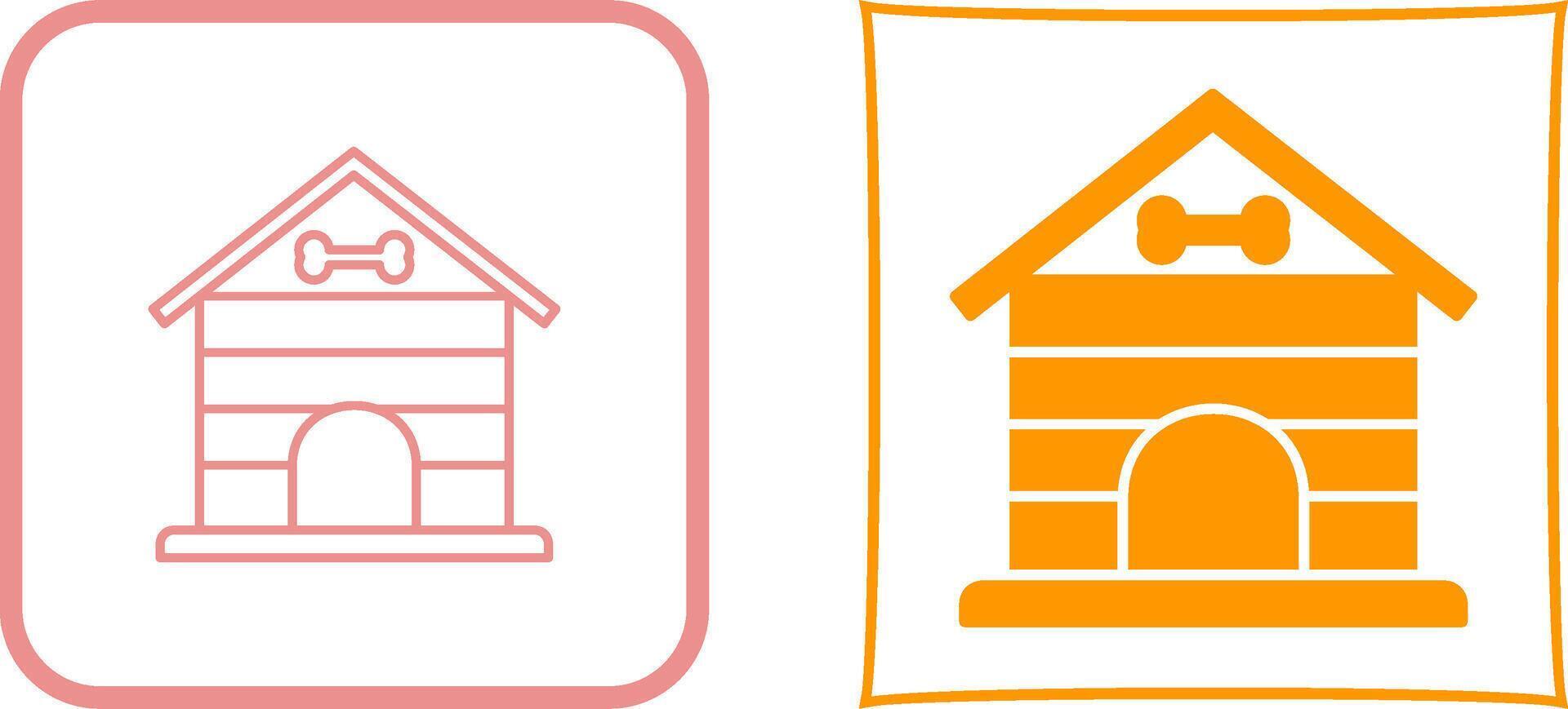Dog House Icon Design vector