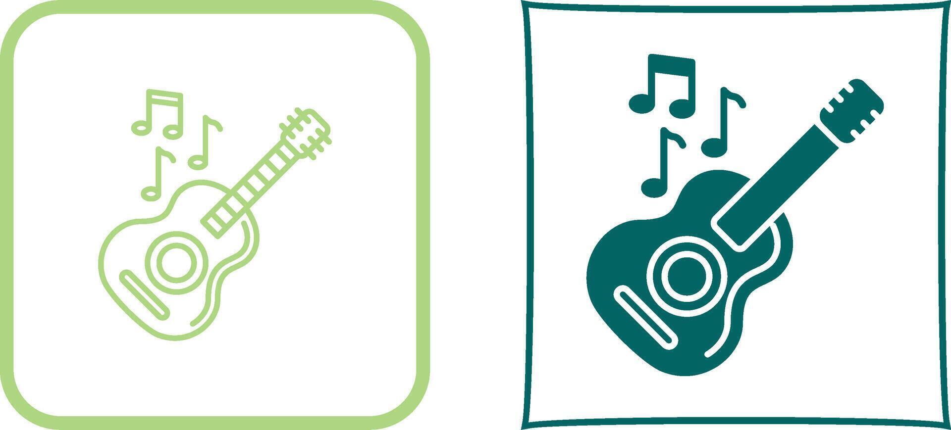 Guitar Icon Design vector
