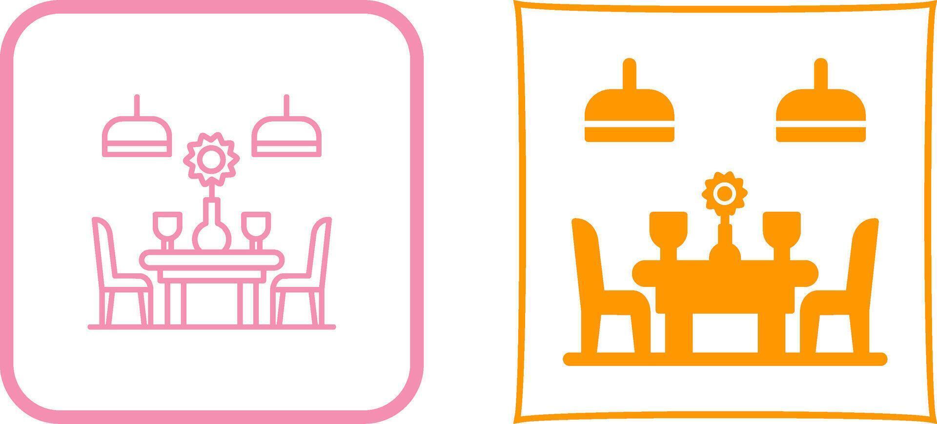 Table Icon Design vector