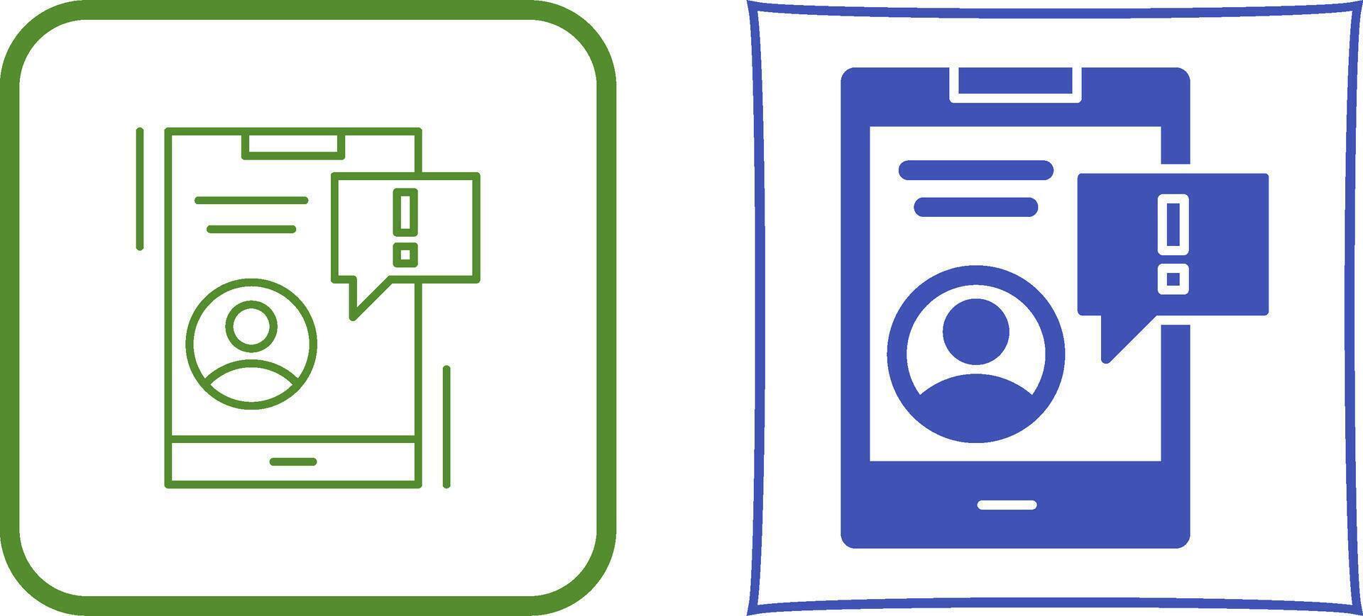 Notification Icon Design vector
