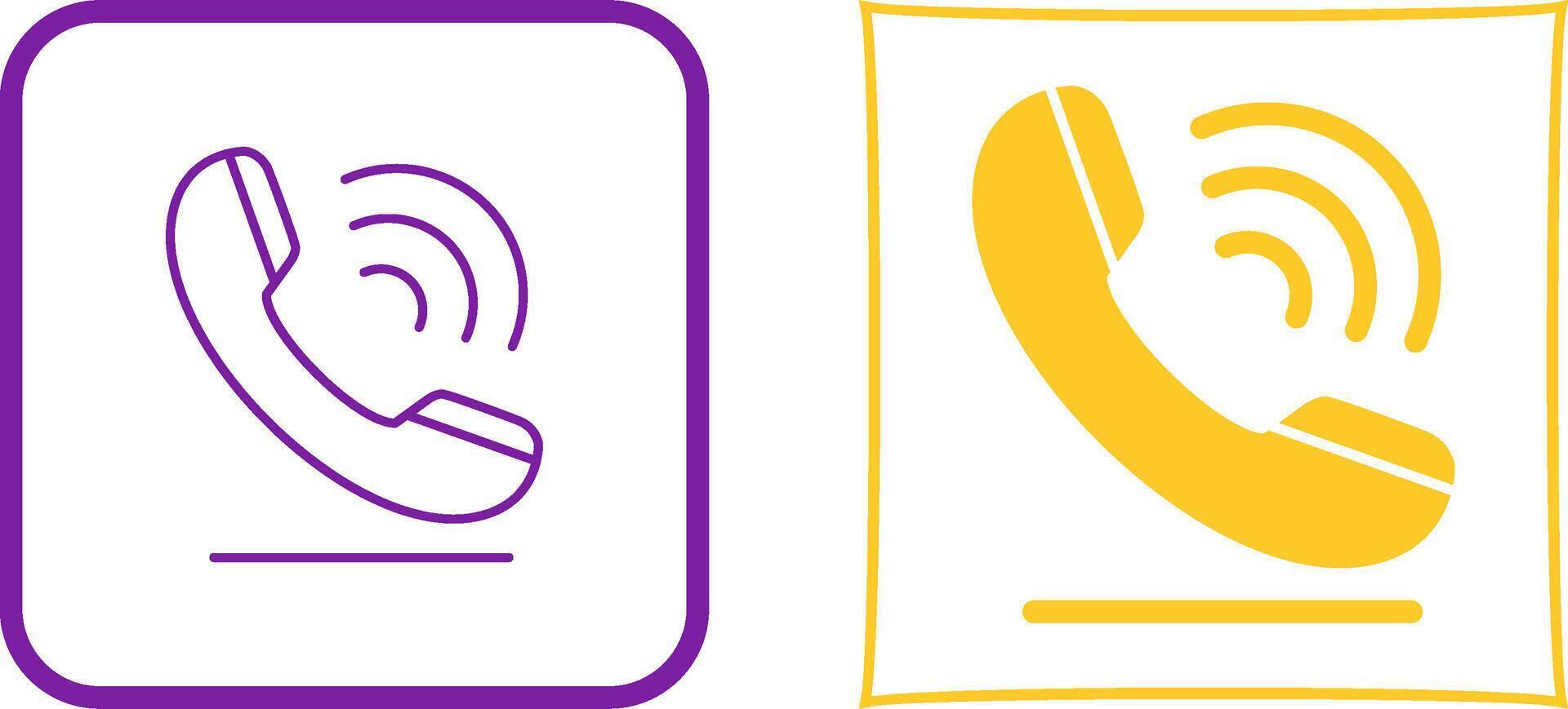 Phone Call Icon Design vector