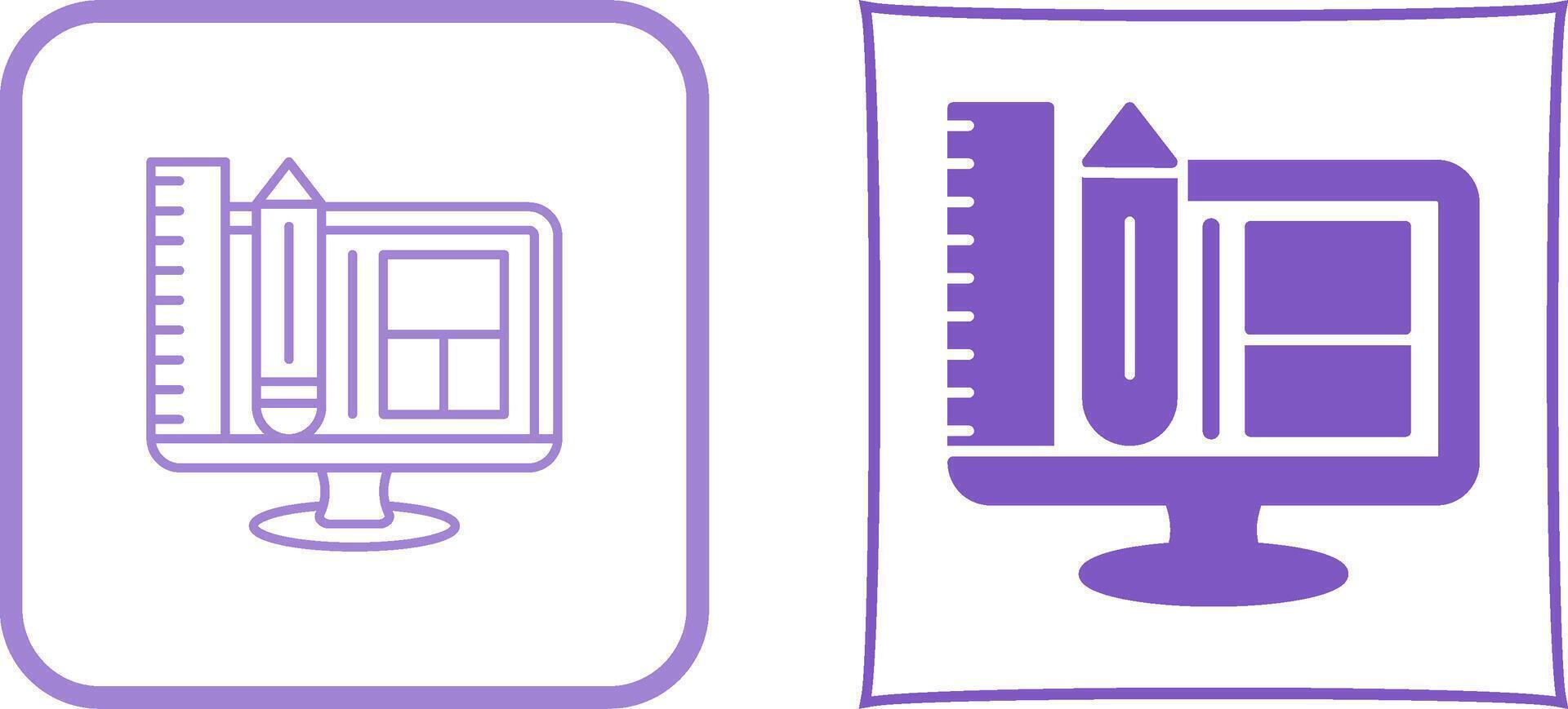 Web Design Icon Design vector