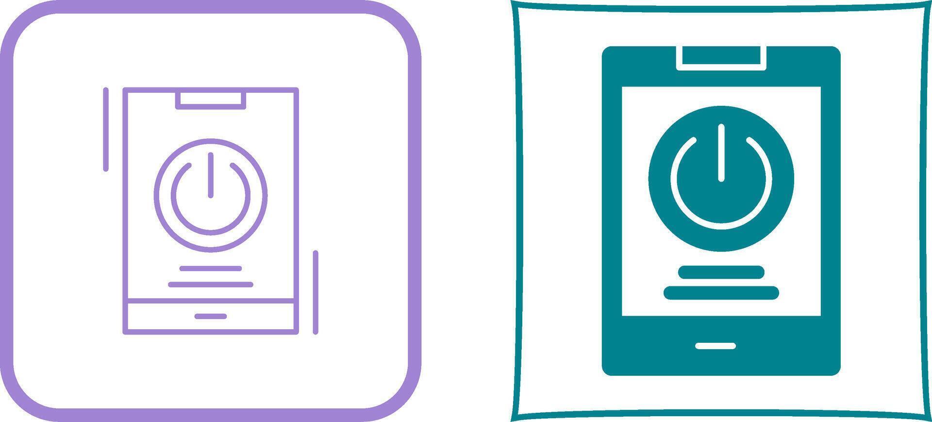 Power Icon Design vector